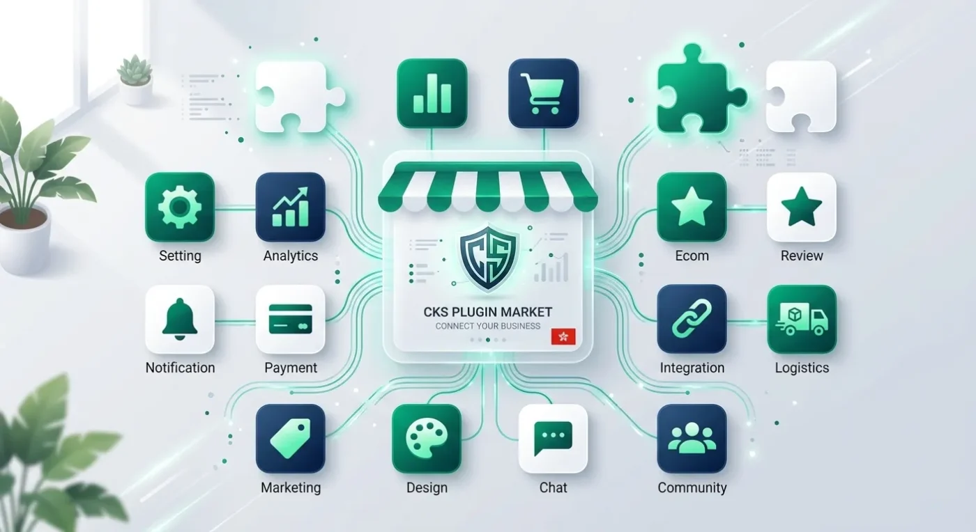 Shopify必裝App擴充功能生態示意圖